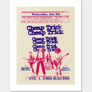 cheap trick tour graphic Posters and Art